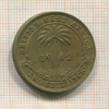 2 шиллинга. Британская Западная Африка 1942г