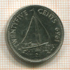 25 центов. Багамы 1969г