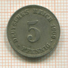 5 пфеннигов. Германия 1909г