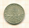 1 франк. Франция 1916г