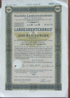 Облигация. 1000 марок. Германия