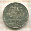 100 франков. Франция 1986г