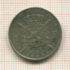 1 франк. Бельгия 1886г