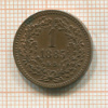 1 крейцер. Венгрия 1885г