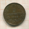 2 сентесимо. Италия 1905г