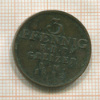3 пфеннига. Рейсс 1832г