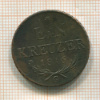 1 крейцер. Австрия 1816г