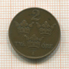 2 эре. Швеция 1915г