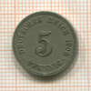 5 пфеннигов. Германия 1908г