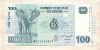 100 франков. Конго