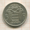 5 франков. Монако 1966г