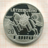 20 евро. Люксембург. ПРУФ 1997г