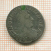 1 денье. Франция 1675г