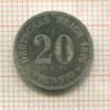20 пфеннигов. Германия 1876г