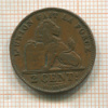 2 сантима. Бельгия 1912г
