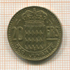 20 франков. Монако 1950г