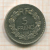 5 франков. Франция 1933г