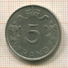 5 франков. Люксембург 1949г
