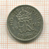 6 пенсов. Великобритания 1942г