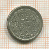 25 центов. Нидерланды 1911г