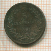 5 сентесимо. Италия 1861г