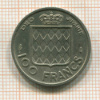 100 франков. Монако 1956г