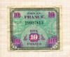 10 франков. Франция 1944г