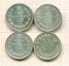 КОПИИ МОНЕТ 25 копеек 1871, 1875, 1878, 1880 гг.