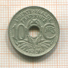 10 сантимов. Франция 1939г