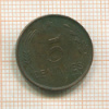 5 сантимов. Люксембург 1930г