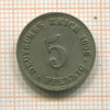 5 пфеннигов. Германия 1909г
