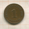 1 пфенниг. Германия 1913г
