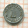 1 пфенниг. Германия 1917г