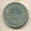 5 франков. Франция 1949г