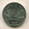 2 франка. Франция 1993г