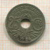 25 сантимов. Франция 1924г