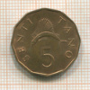 5 сантимов. Танзания 1982г