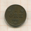 1 эре. Швеция 1895г