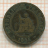 1 цент. Французский Индокитай 1884г