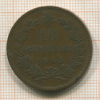 10 сентесимо. Италия 1863г